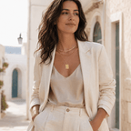 Calista Layered Pendant Necklace - Luzy Jewels