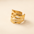 Calypso Four-Wave Open Ring - Luzy Jewels