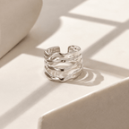 Calypso Four-Wave Open Ring - Luzy Jewels