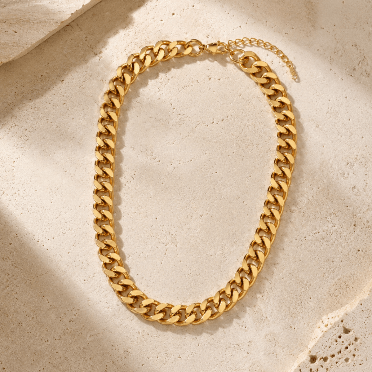 Carmela Bold Cuban Chain Necklace - Luzy Jewels