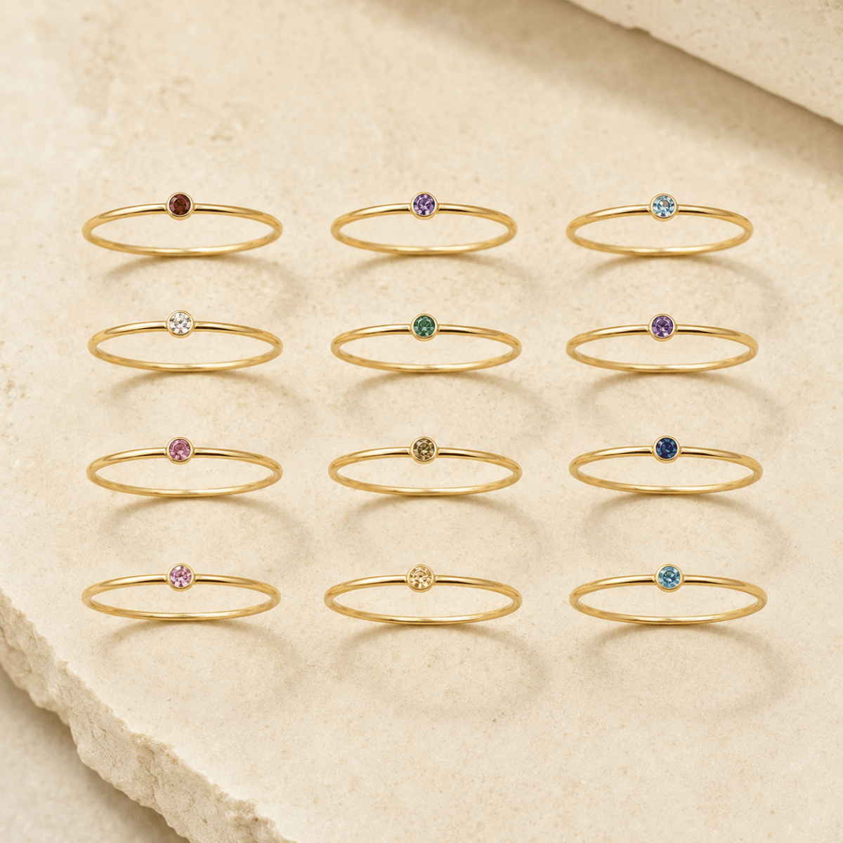 Celeste Birthstone Ring - Luzy Jewels