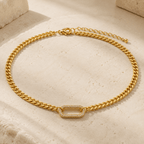 Celestine Pavé Link Choker - Luzy Jewels
