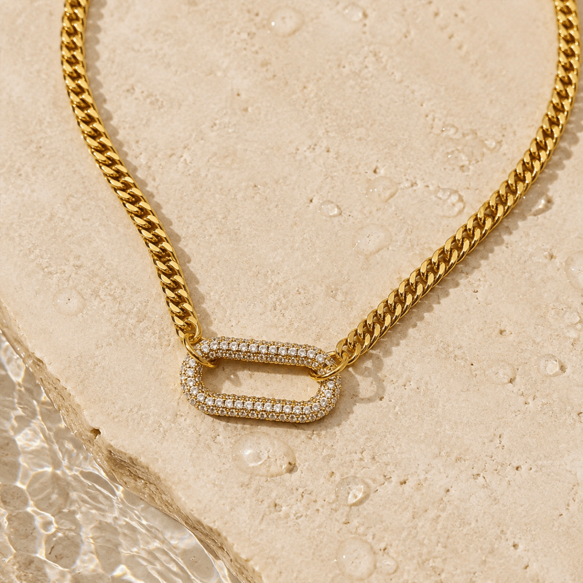 Celestine Pavé Link Choker - Luzy Jewels