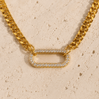 Celestine Pavé Link Choker - Luzy Jewels
