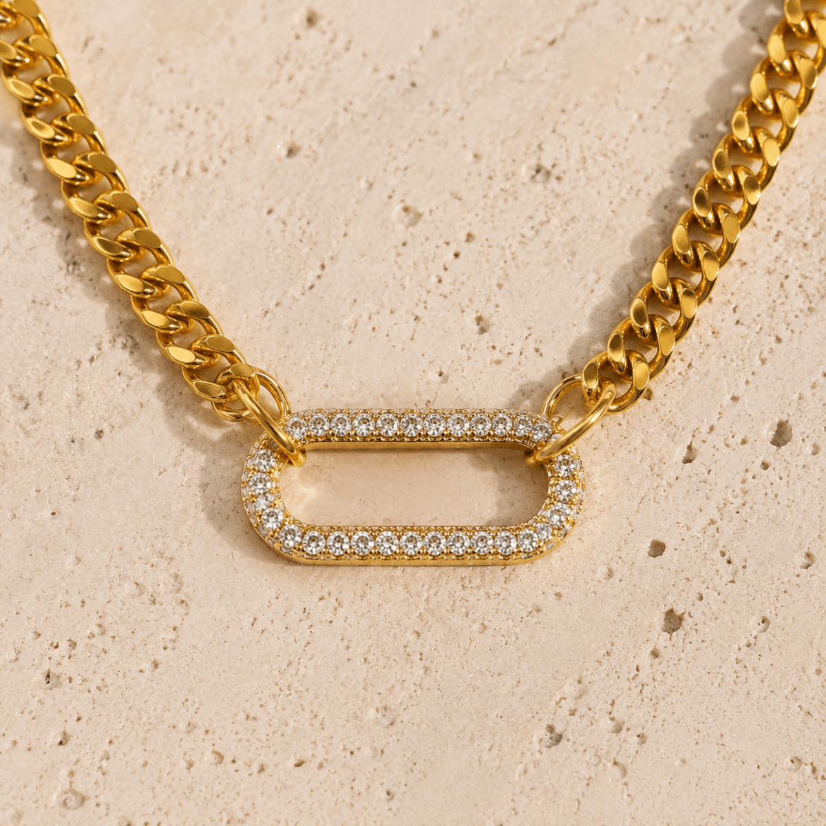 Celestine Pavé Link Choker - Luzy Jewels