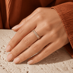 Celia Pavé Lattice Open Ring - Luzy Jewels