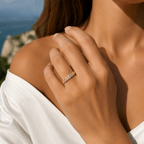 Celia Pavé Lattice Open Ring - Luzy Jewels