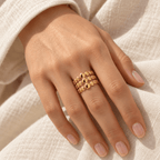 Circelline Triple Disc Ring - Luzy Jewels