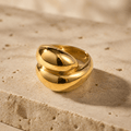 Cyrene Sculpted Twist Ring - Luzy Jewels