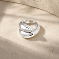 Cyrene Sculpted Twist Ring - Luzy Jewels