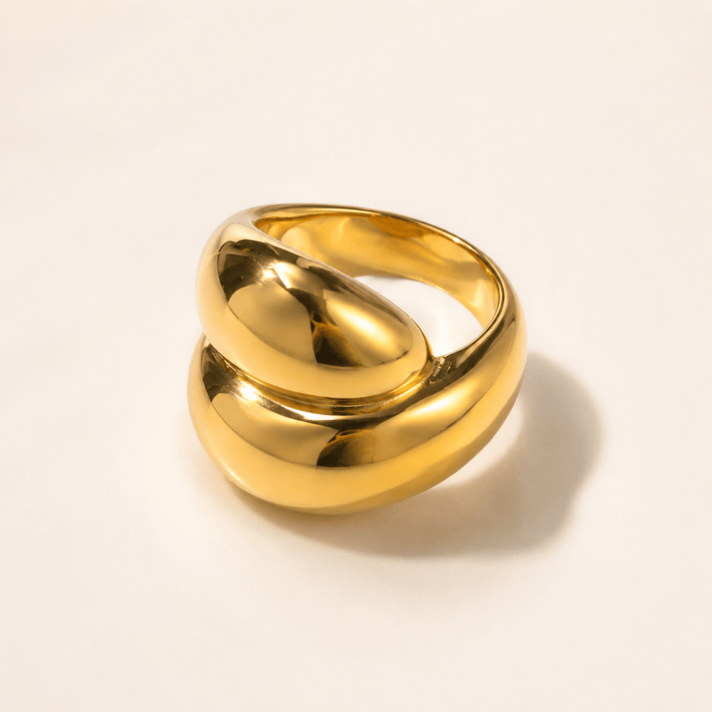 Cyrene Sculpted Twist Ring - Luzy Jewels
