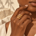 Davenia Serpent Coil Ring - Luzy Jewels