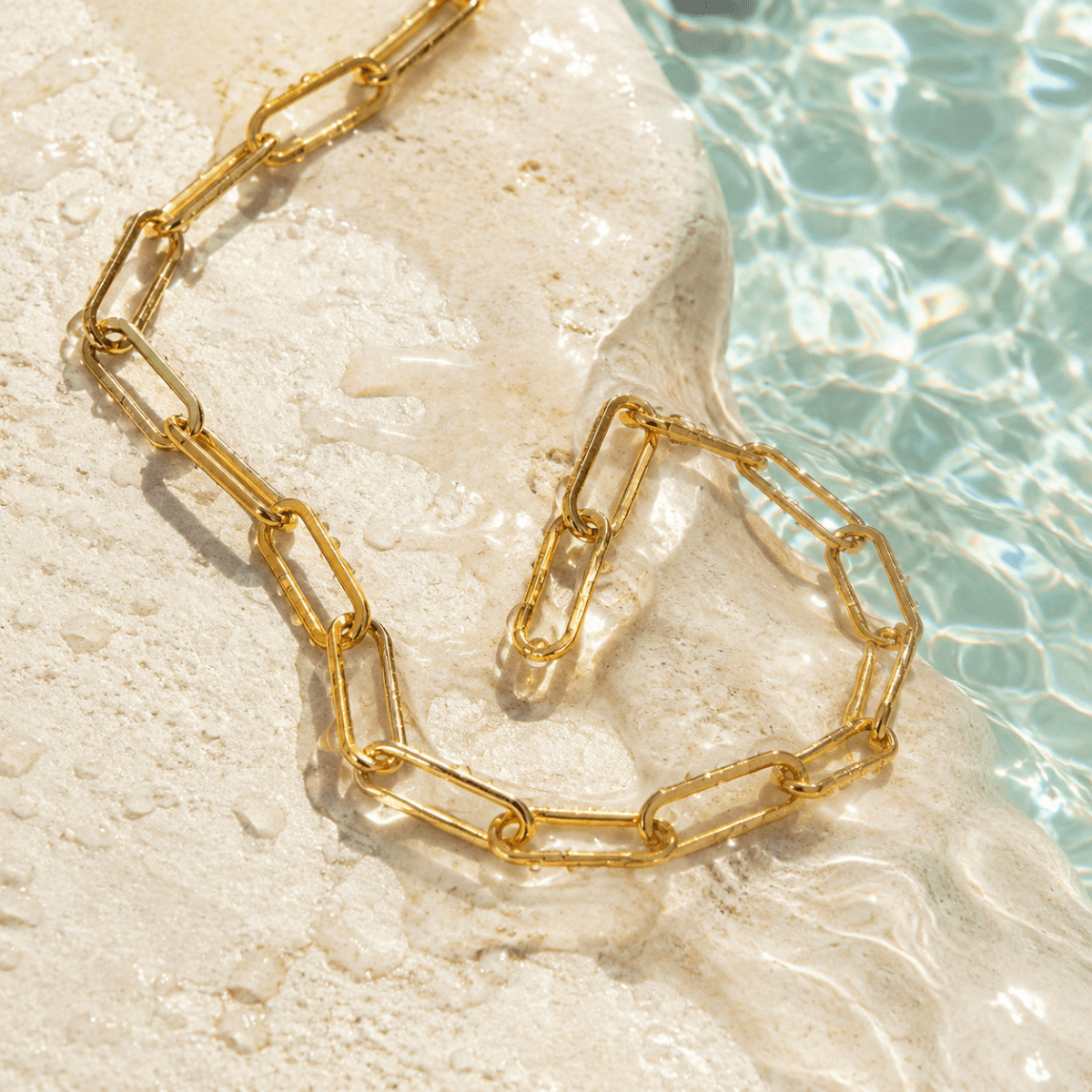 Elara Paperclip Chain Necklace - Luzy Jewels