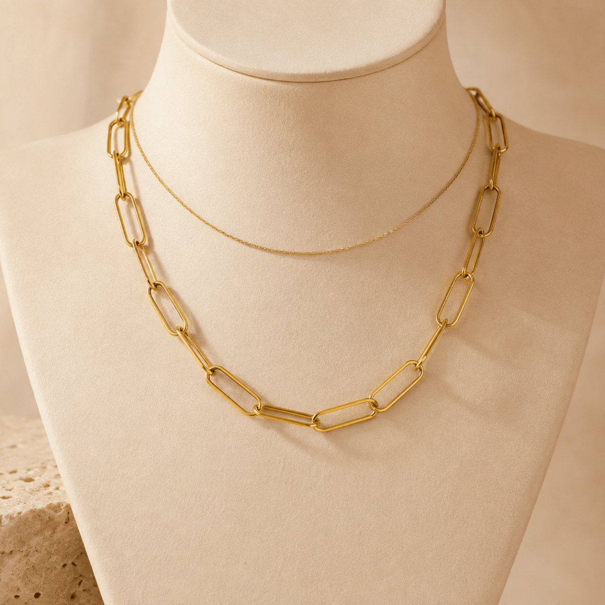 Elara Paperclip Chain Necklace - Luzy Jewels