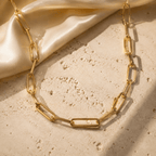 Elara Paperclip Chain Necklace - Luzy Jewels