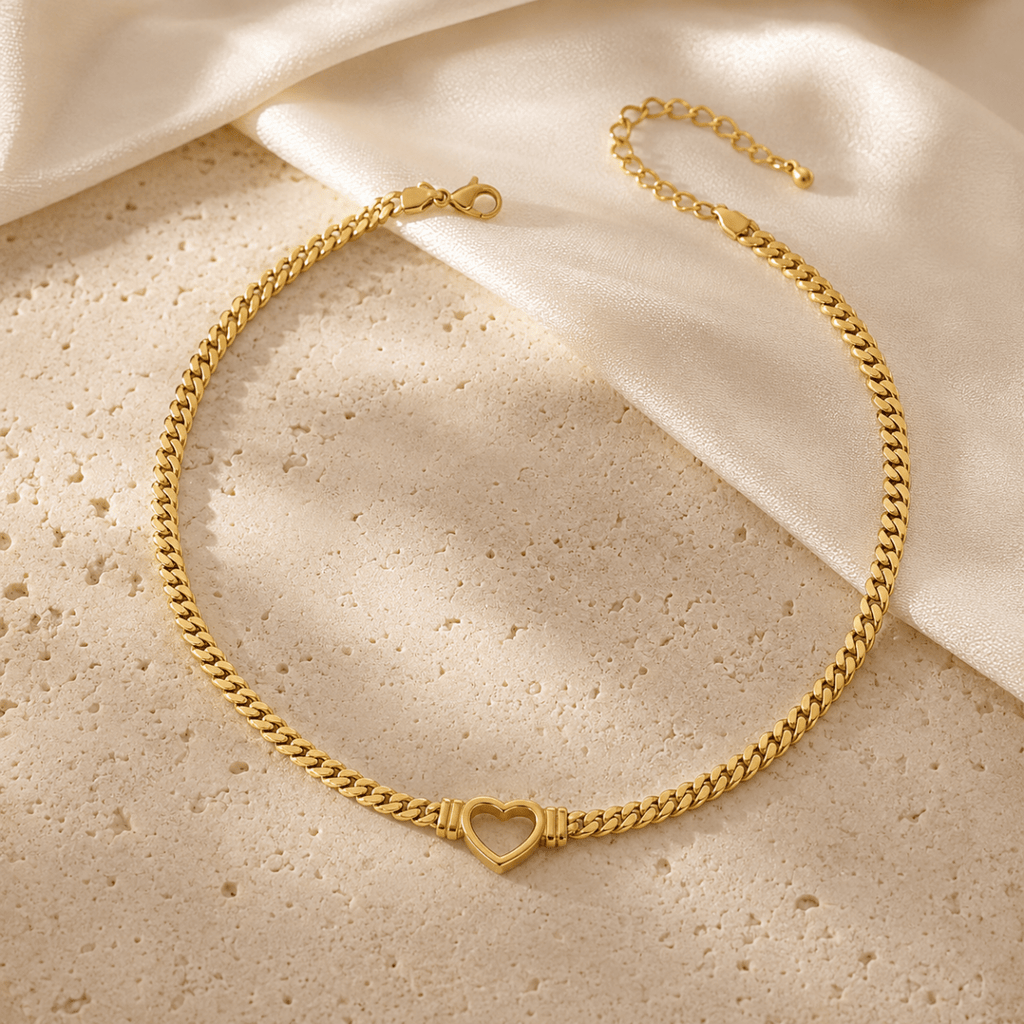 Eleni Heart Choker - Luzy Jewels