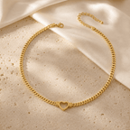Eleni Heart Choker - Luzy Jewels
