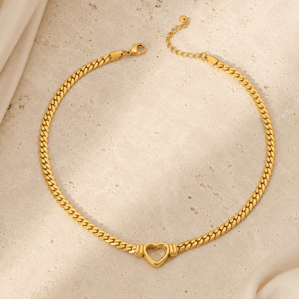 Eleni Heart Choker - Luzy Jewels