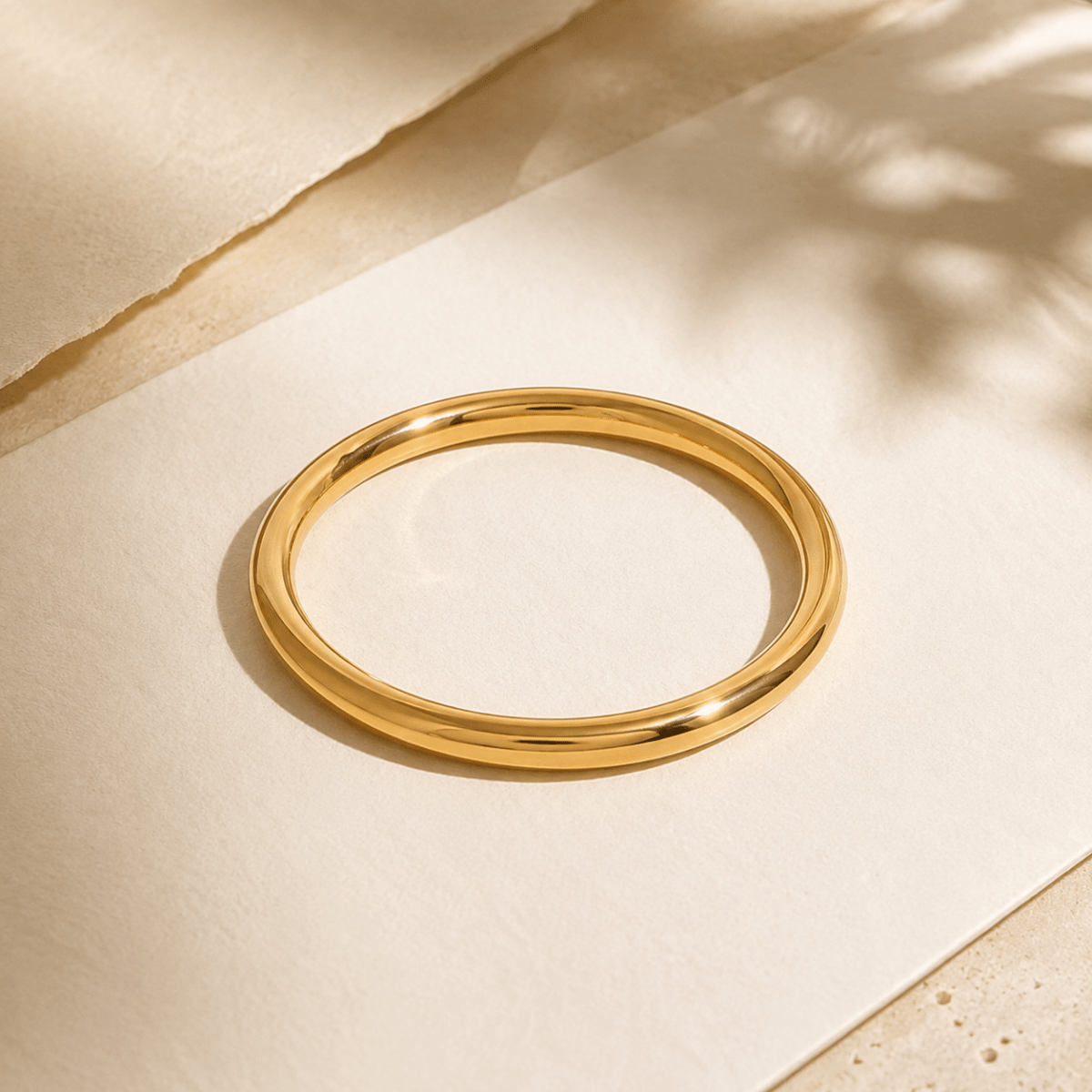 Elettra Polished Graduated Bangle - Luzy Jewels