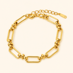Elodie Paperclip Chain Bracelet - Luzy Jewels