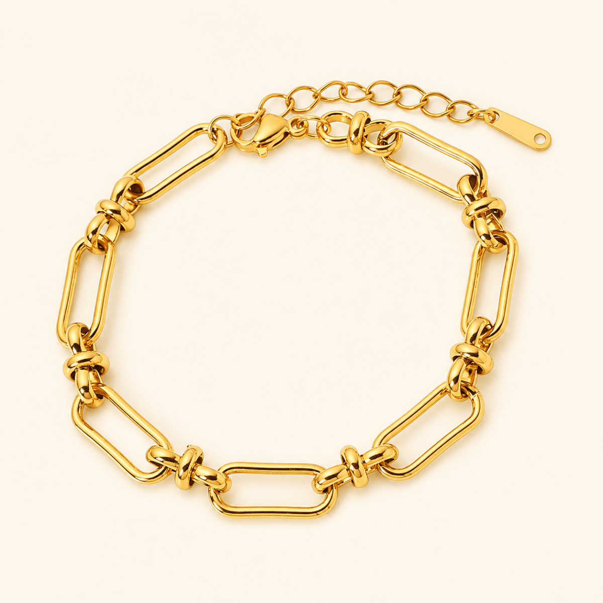 Elodie Paperclip Chain Bracelet - Luzy Jewels