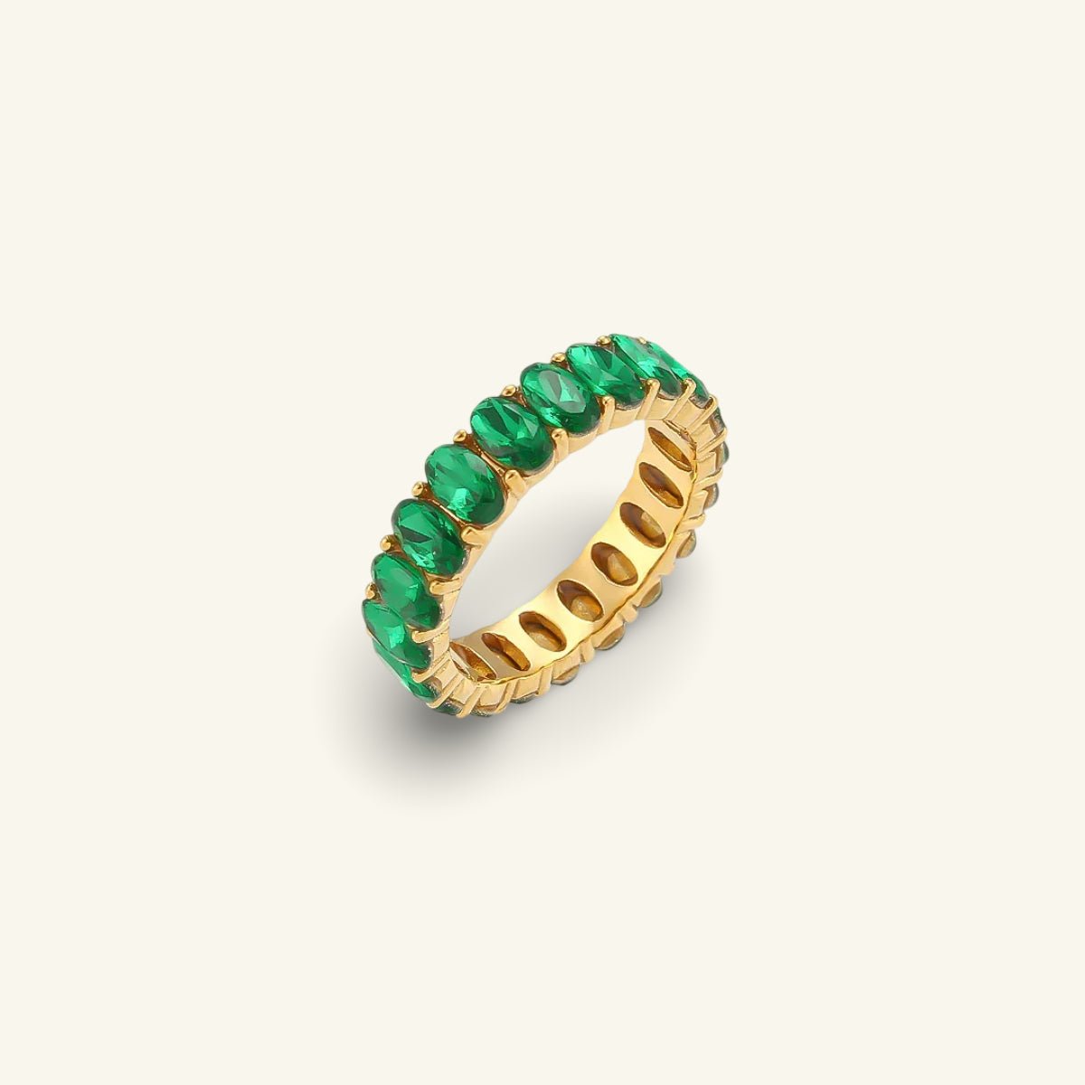 Etoile Pavé Gold Ring - Luzy Jewels