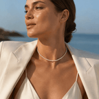 Evania Freshwater Pearl Strand Necklace - Luzy Jewels