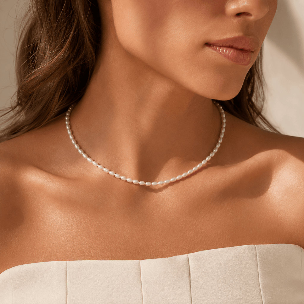 Evania Freshwater Pearl Strand Necklace - Luzy Jewels