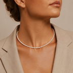 Evania Freshwater Pearl Strand Necklace - Luzy Jewels