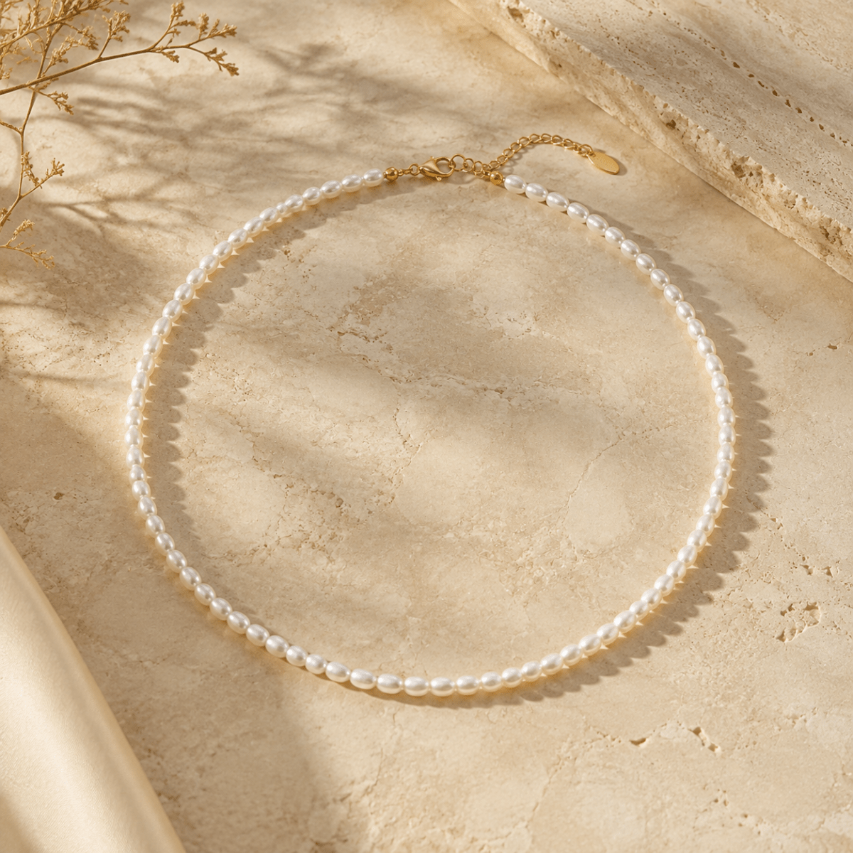 Evania Freshwater Pearl Strand Necklace - Luzy Jewels