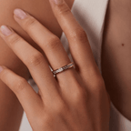 Fiora Square-Cut Eternity Ring - Luzy Jewels