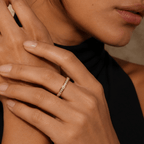 Fiora Square-Cut Eternity Ring - Luzy Jewels