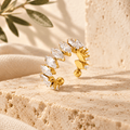 Gineora Marquise Open Ring - Luzy Jewels
