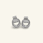 Halo Layered Hoop Earrings - Luzy Jewels