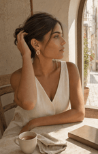 Halo Layered Hoop Earrings - Luzy Jewels