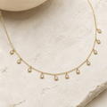 Ilaria Ten-Stone Charm Necklace - Luzy Jewels