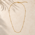Iria Beaded Chain Necklace - Luzy Jewels