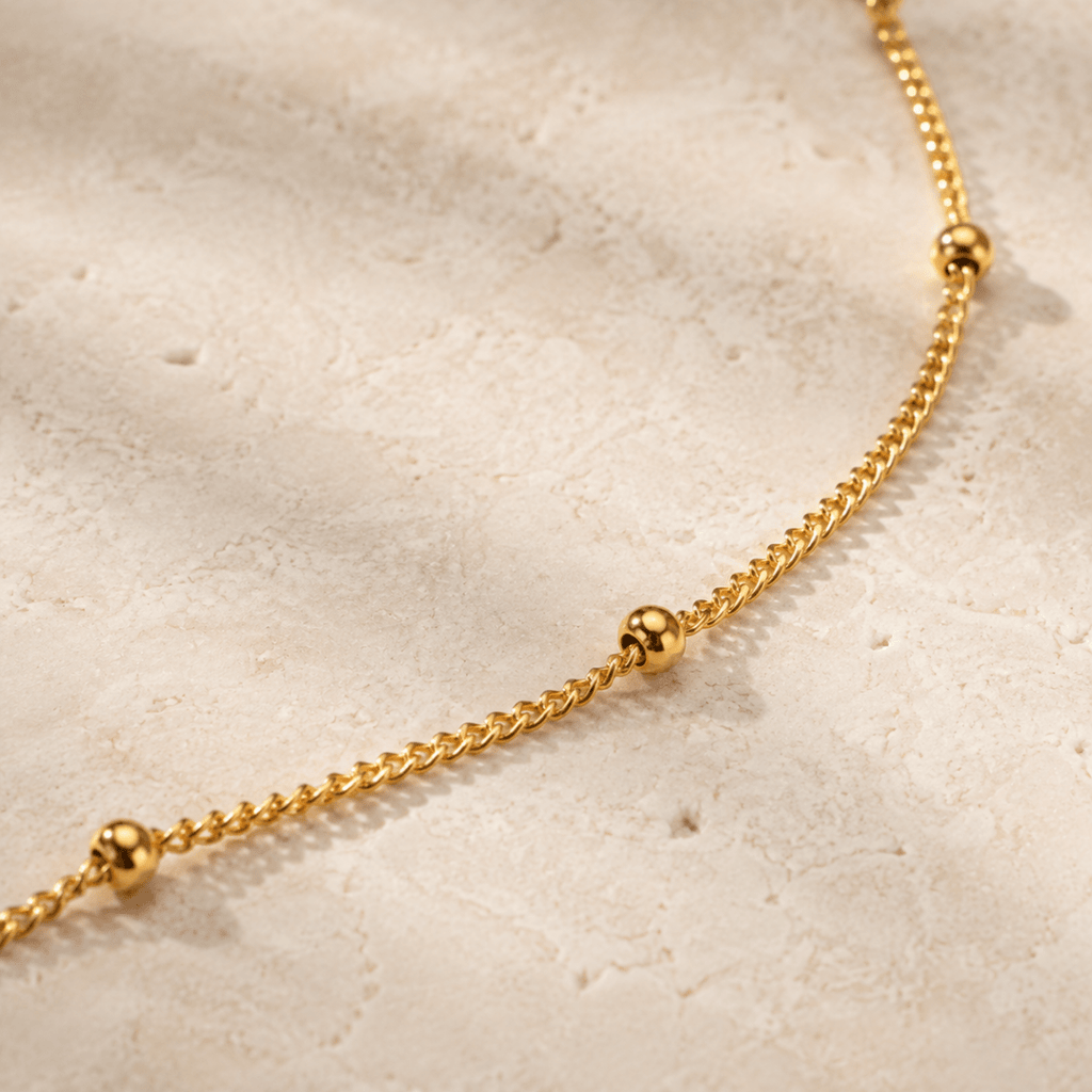 Iria Beaded Chain Necklace - Luzy Jewels
