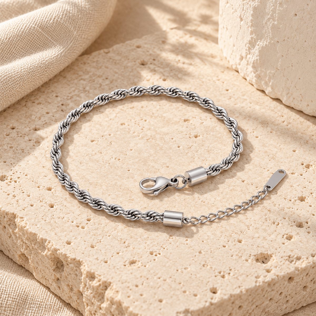 Leoria Rope Chain Anklet - Luzy Jewels