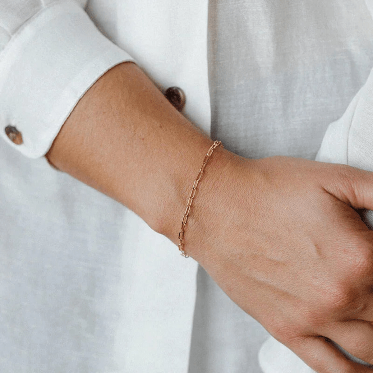Lerici Paperclip Chain Bracelet - Luzy Jewels