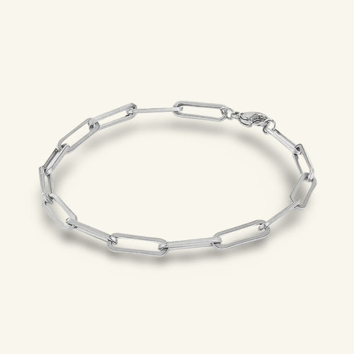 Lia Gold Paperclip Bracelet - Luzy Jewels