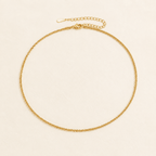 Liora Diamond-Cut Twist Chain Necklace - Luzy Jewels
