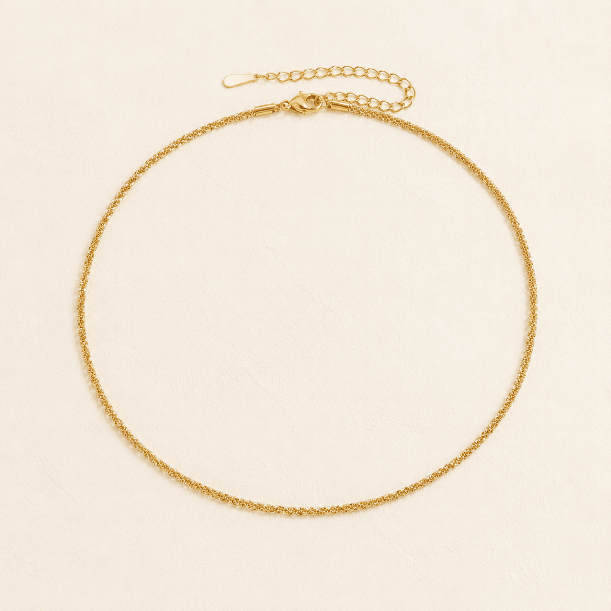 Liora Diamond-Cut Twist Chain Necklace - Luzy Jewels