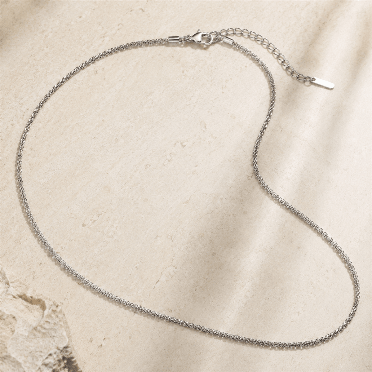 Liora Diamond-Cut Twist Chain Necklace - Luzy Jewels