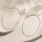 Liora Diamond-Cut Twist Chain Necklace - Luzy Jewels