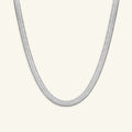 Liora Gold Herringbone Necklace - Luzy Jewels