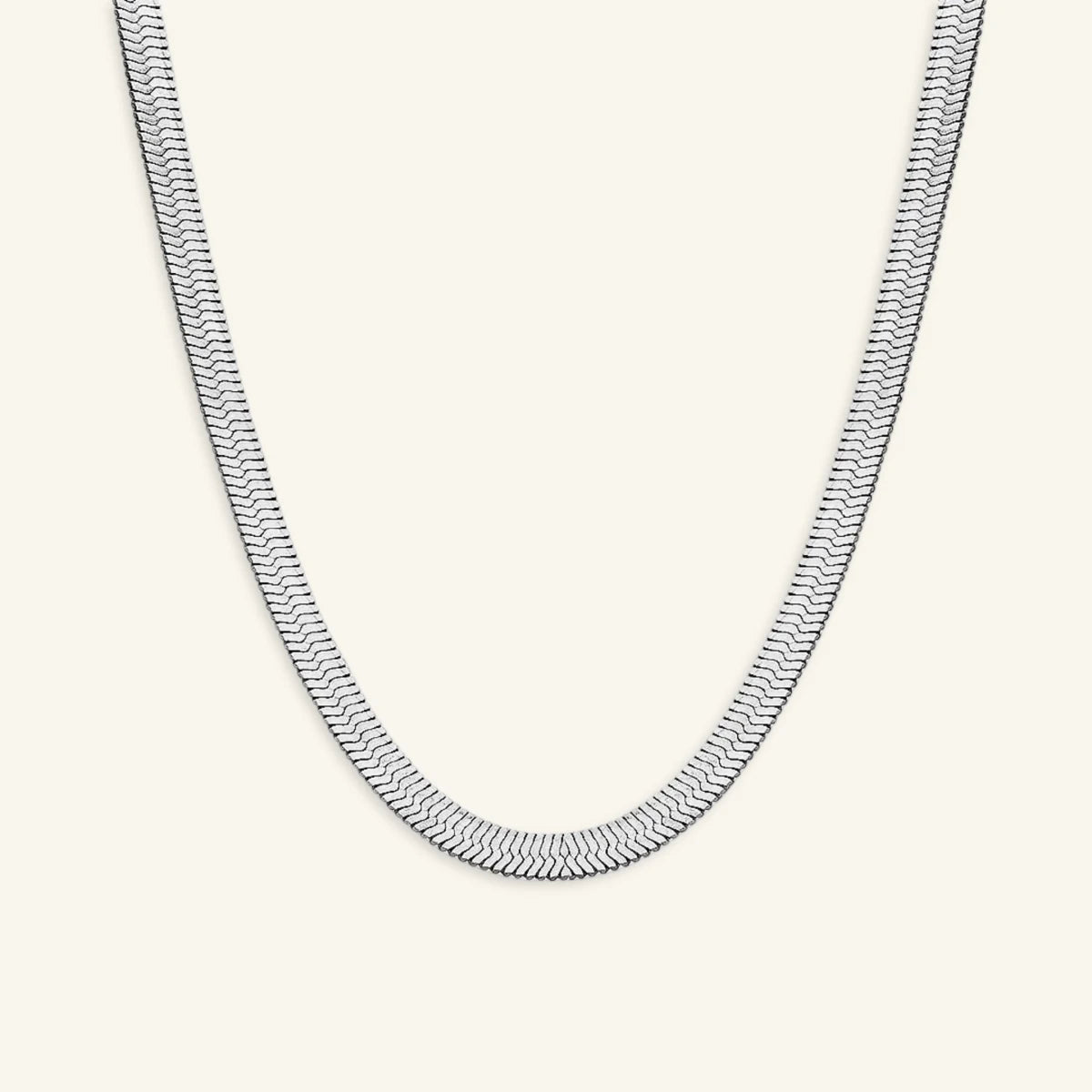 Liora Gold Herringbone Necklace - Luzy Jewels