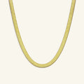 Liora Gold Herringbone Necklace - Luzy Jewels