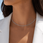 Lisandra Box Chain Necklace - Luzy Jewels