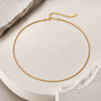 Lisandra Box Chain Necklace - Luzy Jewels